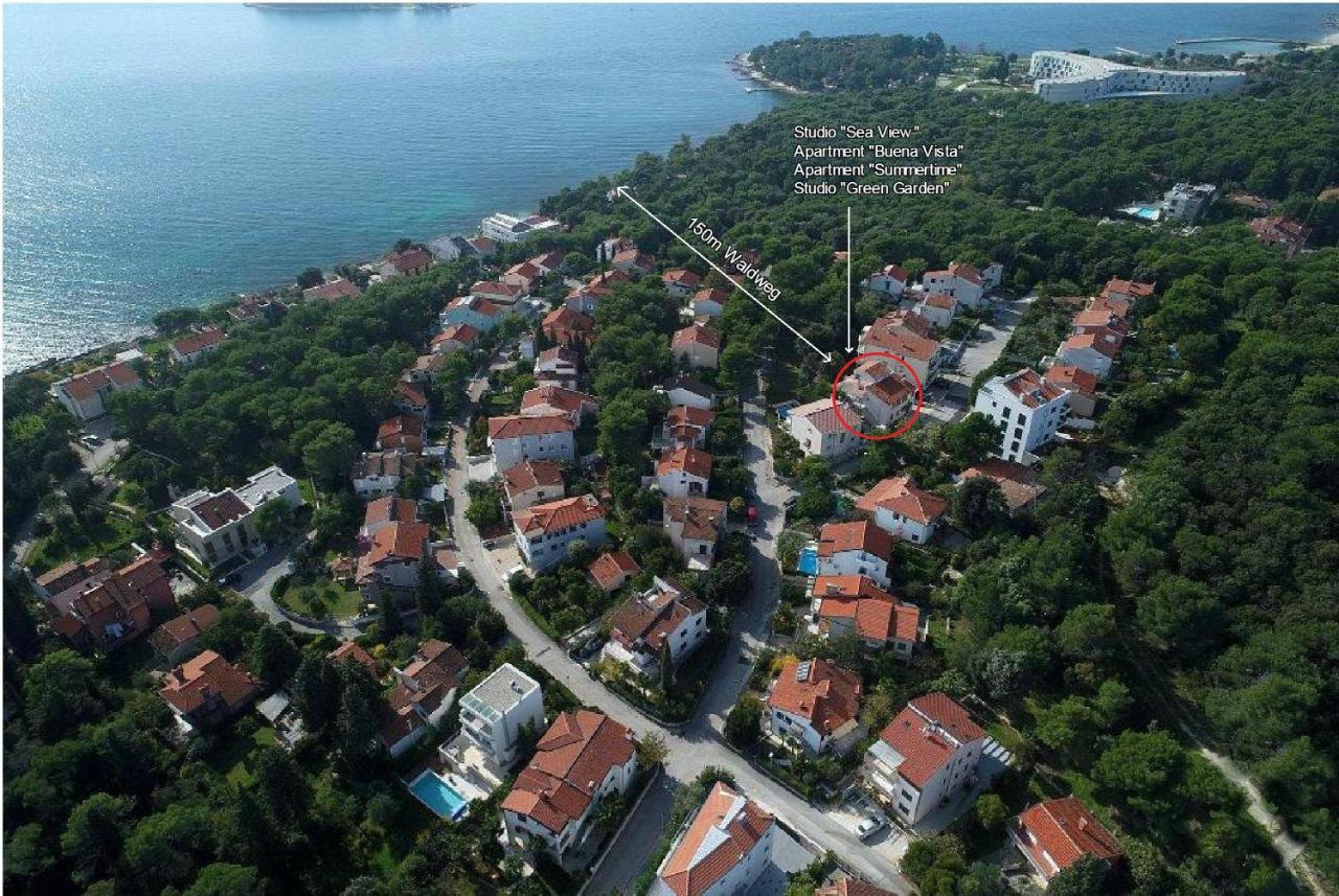Studio Sea View Borik Rovinj Eksteriør billede